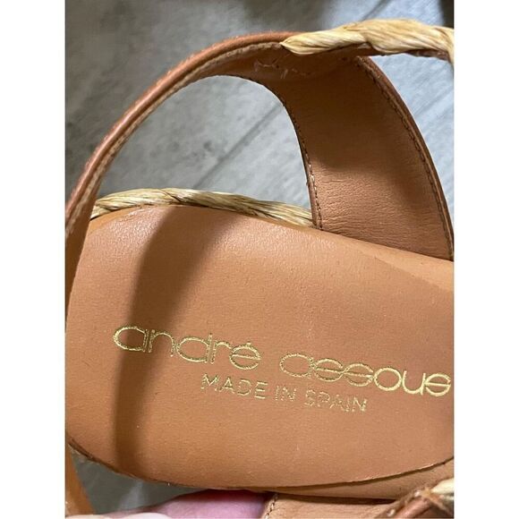 New Andre Assous Milena Espadrille Wedge Sandal Size 36 - Picture 7 of 8